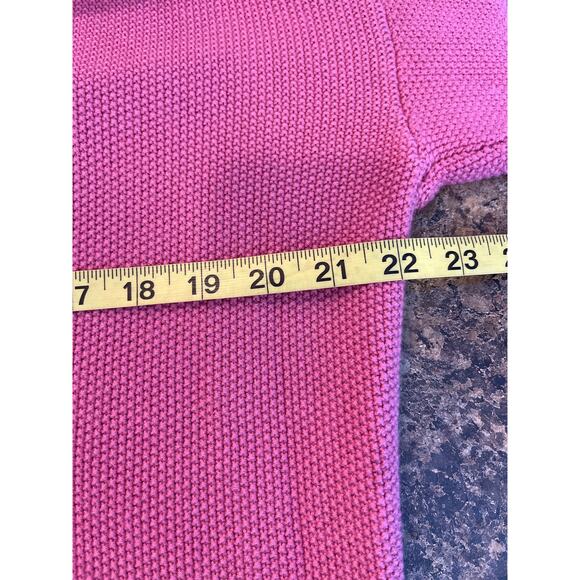Lululemon Size 10 CASHMERE Blend Cashlu Crossover Back Sweater Pink Blossom - Picture 9 of 11